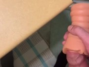 Fucking and cumming on Sasha grey pocket pussy