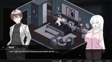 Hentai Game Immoral Bathhouse Busty Wife Gets Pounded Next to Clueless Husband NTR Hardcore