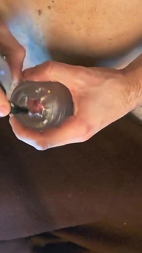 Jerked off and Cumshot