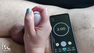 Can he cum in two minutes?