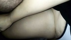sexy woman gets taken in the bed sheets