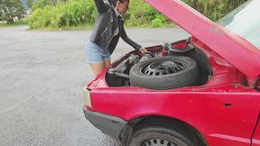 going to the spa in the Fiat Uno