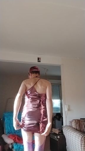 Little slut in red jacket and mini bodysuit!!