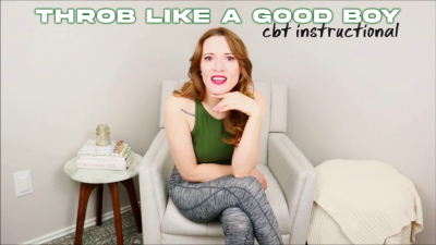 Throb Like a Good Boy- Instructional CBT- Denial- Ball Slapping- Verbal Humiliation