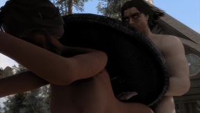 Skyrim B and L mod - In whiterun and decided to join the companions to fuck and meeting everyone