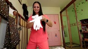 Nurse Jazmine Cruz pegs you during routine diaper change
