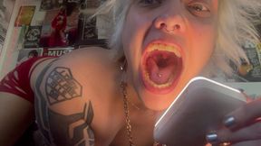 Mouth Tour Goth Girl No Makeup