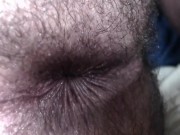 Beefy Ass Jock Greasing and Fingering Tight Hairy Hole