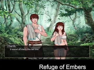 Refuge of Embers (Free Steam Game) Visual Novel, Interactive Fiction