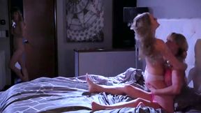 Cherie Deville, Ivy Wolfe And Scarlett Sage - And Lesbian - Blonde - Blindfold - Ass Licking - Face Sitting - Lingerie - Masturbation - Mature - Scissoring - Sixty-nine - Stepmom - Threesome - Mg -