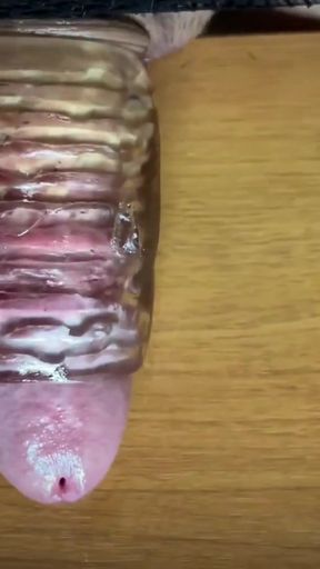 four orgasms of a cute trans girl   Clip 1