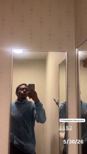 Bathroom selfie