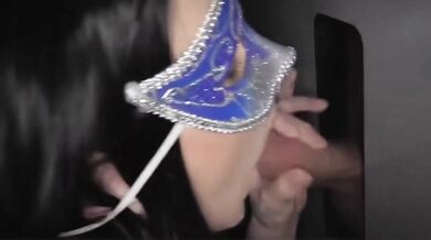 Masked gloryhole milf makes cumshot cum compilations with hot bossy dispositions