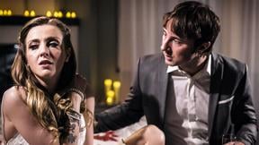 ”Criminal blonde MILF silences witness by marrying & fucking him”