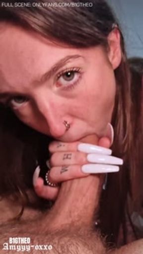 Stunning Teen POV Blowjob - ft. Amyyy-oxxo