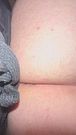 Husband riding 9” dildo