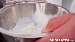 Daddy Marco Napoli and hunk Ricky Hard savagely bareback