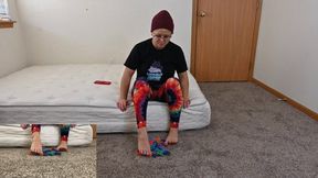 Dylan spells a message with their feet (1080)