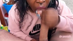 dr pussy2 - ebony novinha viciada em pau enorme e fazer broches tira o leite todo so com a boca quente e faz grande garganta funda quando todos saiem de casa