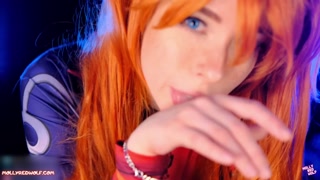 Sloppy Blowjob and Pussy Creampie. Evangelion Asuka Langley - MollyRedWolf