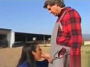 Sucking Some Cock Outdoors At The Farm