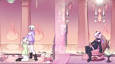 Max the elf stuffed in this femboy game session