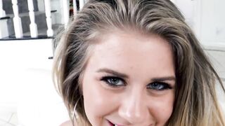 Stunning babe Taylor Blake facialized after sloppy mouthfuck