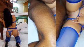 menage, namorando e fudendo uma hot wife , marido assistindo e batendo punheta, nao resistiu e gozou...