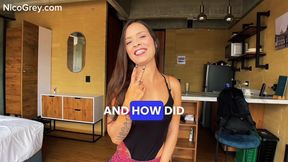 EXTREME FUCK AND DEEPTHROATING - Sexy Brunette ready for Hardcore Doggy Style and Missionary