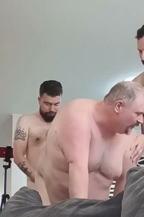 Bareback Orgy with Fat Bears in Sitges