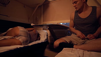 Woman gets off on jerk-off session with stranger on the train