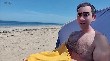 Step Gay Dad Series - Surfs Up - Clothing Optional!