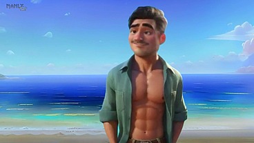 Step Gay Dad Series - Surfs Up - Clothing Optional!
