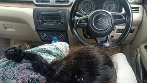 Office Manager Enjoying Hot Romance with Married Colleague Inside Car Part 3