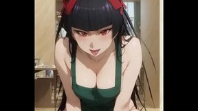 Giantess Luka Grows Huge for City Vore & Insertion Orgasm Fantasies in MMD Anime