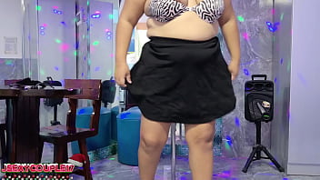 El mejor lugar donde las mujeres se desnudan en v&iacute_speras de Navidad, me folle a la mesera