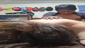 Busty BBW takes a painful anal pounding in POV