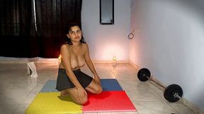 Busty Latina MILF gets fucked hot during workout