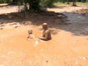 Mud Boys in Large Pit