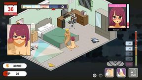 Worker having sex with his female clients in Handyman legend new hentai ryona game