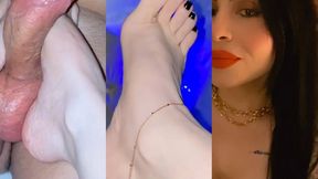 Footjob (The most beautiful feet)