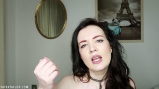 Faye Taylor Cheeky Finger JOI