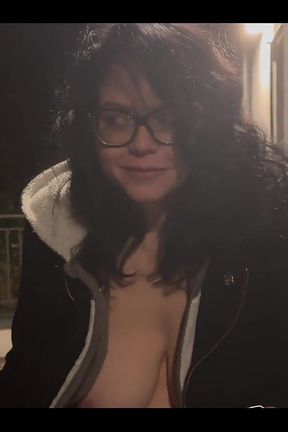 Smoking at Cold Night After Shooting