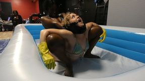 OIL WRESTLING Boom Boom vs Bambi SUBMISSIONS ONLY