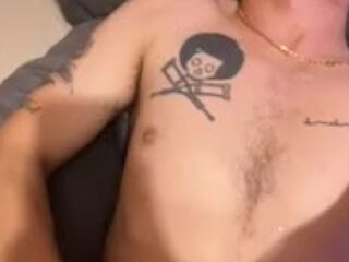 Fucking myself with a toy then blowing my load on my chest