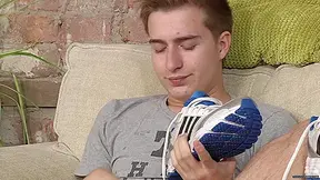 Zac Langton - Fit Aussie Wanker Zac Loves His Sneakers & Socks