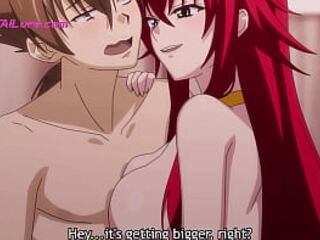 Mature Rias surprises Issei with a naughty blowjob session near the Christmas tree as a secret gift ⋆ Parody ⋆ HS DxD