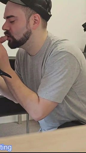 Captivating moment from "Straight Insurance Broker Convinced"