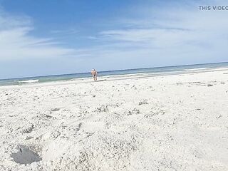 walking to the beach