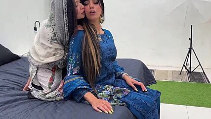 Busty Arab Hotties Aaliyah Yasin and Jade Presley in Mind-Blowing Threesome Fuckfest
